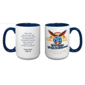 CRCNA 40 Ceramic Mug (15 oz) Navy Blue
