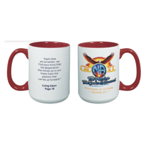 CRCNA 40 Ceramic Mug (15 oz) Maroon